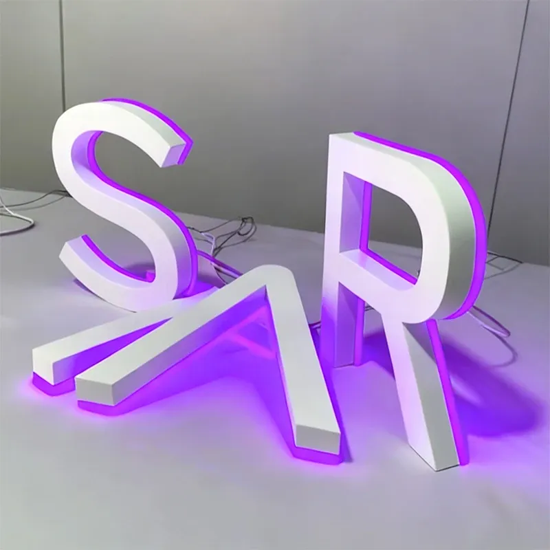 projet réel de lettres à peinture cuite